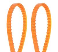 sourcing map 2pcs MB Series Standard Sewing Machine Belts MB240 Motor Triangle V-Belt with Single Tooth for Old Fashioned Household Electric Sewing Machine