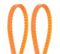 sourcing map 2pcs MB Series Standard Sewing Machine Belts MB270 Motor Triangle V-Belt with Single Tooth for Old Fashioned Household Electric Sewing Machine