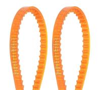 sourcing map 2pcs MB Series Standard Sewing Machine Belts MB300 Motor Triangle V-Belt with Single Tooth for Old Fashioned Household Electric Sewing Machine
