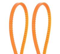 sourcing map 2pcs MB Series Standard Sewing Machine Belts MB375 Motor Triangle V-Belt with Single Tooth for Old Fashioned Household Electric Sewing Machine