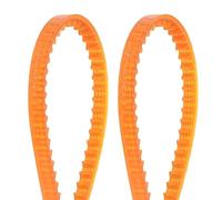 sourcing map 2pcs MB Series Standard Sewing Machine Belts MB420 Motor Triangle V-Belt with Single Tooth for Old Fashioned Household Electric Sewing Machine