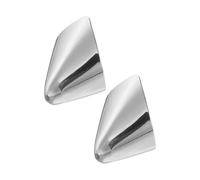 sourcing map 2Pcs Metal Shoes Pointed Protector High Heel Toe Caps Cover Durable Shoe Tip Cover Elegant Shoe Head Tips Cap for Shoe Protection Repair, Dress Shoe Protection (Silver, 25mm)