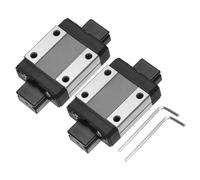 sourcing map 2Pcs MGN12C Linear Bearing Sliding Carriage Block with Mini Guide and Wrench for 12mm Linear Motion Slide Rail Guide, 3D Printer, CNC Machine