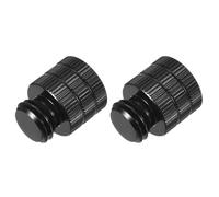 sourcing map 2PCS Mic Stand Adapter 1/4 Female to M12 Male Screw Thread Adapter for Microphone Stand Mount to Camera Tripod Adapter