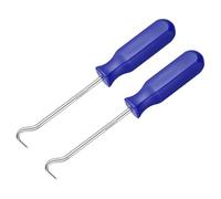 sourcing map 2Pcs O-Ring 45 Degree Picks,140mm Oil Seal Gasket Precision Screwdriver Puller Remover Removal Tool for Remove Hoses and Gaskets Electronics Maintenance Tools, Blue