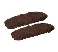 sourcing map 2pcs Office Chair Arm Covers, Office Chair Armrest Covers Washable Computer Chair Arm Covers Protectors for Swivel Office Gaming Chair, Brown