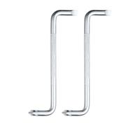 sourcing map 2pcs Offset Screwdriver SL5/PH2 Phillips Flat Head Right Angle 90 Degree Screw Driver Double Ended Z-Type Hand Tool for Home Appliance Repair