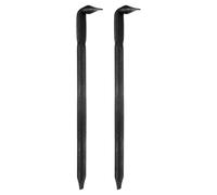 sourcing map 2pcs Offset Screwdriver SL6 Slotted Flat Head Right Angle 90 Degree Screw Driver Double Ended L-Type Hand Tool for Home Appliance Repair, Black