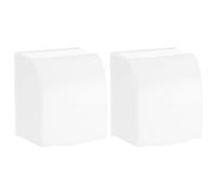 sourcing map 2pcs Outdoor Plug Cover Electrical Outlet Cover Outdoor Electrical Outlet Cover Outlet Cover Electrical Box Cover White for Bathroom, Kitchen