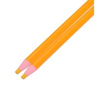 sourcing map 2PCS Peel-Off Grease Pencils, Color China Markers for Glass Metal Plastic Paper, Non-Sharpening Wax Pencils for Coloring Drawing Marking, Yellow