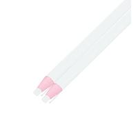 sourcing map 2PCS Peel-Off Grease Pencils, Color China Markers for Glass Metal Plastic Paper, Non-Sharpening Wax Pencils for Coloring Drawing Marking, White