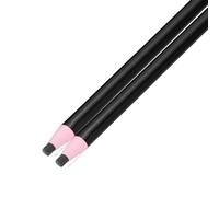 sourcing map 2PCS Peel-Off Grease Pencils, Color China Markers for Glass Metal Plastic Paper, Non-Sharpening Wax Pencils for Coloring Drawing Marking, Black