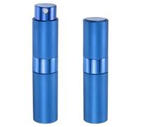 sourcing map 2Pcs Perfume Spray Bottle, 8ml/0.27oz Travel Atomizer Mini Sample Bottle Small Empty Refillable Dispenser Portable Sprayer Fine Mist for Travel Holiday Outgoing Business, Blue
