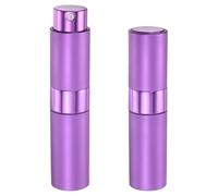 sourcing map 2Pcs Perfume Spray Bottle, 8ml/0.27oz Travel Atomizer Mini Sample Bottle Small Empty Refillable Dispenser Portable Sprayer Fine Mist for Travel Holiday Outgoing Business, Purple