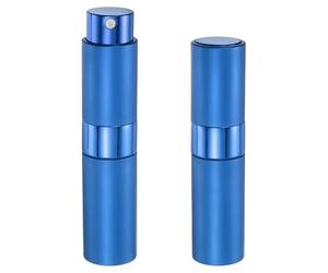sourcing map 2Pcs Perfume Spray Bottle, 8ml/0.27oz Travel Atomizer Mini Sample Bottle Small Empty Refillable Dispenser Portable Sprayer Fine Mist for Travel Holiday Outgoing Business, Blue