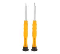 sourcing map 2pcs PH1.2 Mini Phillips Screwdriver 3mm Shank Cross Head 87mm Length for Small Appliances Repairs, Yellow