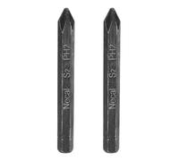 sourcing map 2pcs PH2 Phillips Screwdriver Bit 5/16" Hex Shank 80mm/3.15" Length Magnetic Cross Head Hex Bits S2 Steel Screw Driver Bit for Impact Electric Screw Driver Power Tools, Black