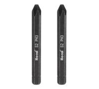 sourcing map 2pcs PH3 Phillips Screwdriver Bit 5/16" Hex Shank 80mm/3.15" Length Magnetic Cross Head Hex Bits S2 Steel Screw Driver Bit for Impact Electric Screw Driver Power Tools, Black