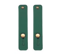 sourcing map 2Pcs Phone Loop Finger Holder Silicone Phone Strap Grip Holder Cell Phone Grip Stand for Most Smartphones Dark Green