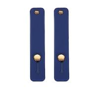 sourcing map 2Pcs Phone Loop Finger Holder Silicone Phone Strap Grip Holder Cell Phone Grip Stand for Most Smartphones Dark Blue