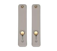 sourcing map 2Pcs Phone Loop Finger Holder Silicone Phone Strap Grip Holder Cell Phone Grip Stand for Most Smartphones Gray Green