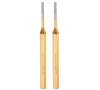 sourcing map 2pcs Pin Punch 4mm(1/6") 150mm Length Metric Non-marring Alloy Steel Cylindrical Alignment Punch Drive Pin Tools for Automotive Watch Repair Jewelry Craft