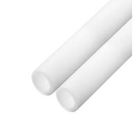 sourcing map 2pcs Pipe Insulation Foam Tube Pipe Lagging 50mm(2 Inch) ID 70mm OD 3ft Freeze Protection for Copper Pipe, White