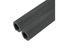 sourcing map 2pcs Pipe Insulation Foam Tube Split Pipe Lagging 25mm(1 Inch) ID 40mm OD 3ft Freeze Protection for Copper Pipe, Black
