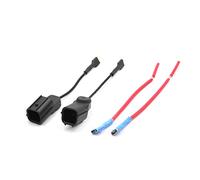 sourcing map 2Pcs Plastic Car Horn Speaker Adapter Wiring Harness Pigtail Socket for Honda