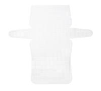 sourcing map 2Pcs Plastic Mesh Canvas Sheet 6 Count 33.5cm/ 13 inch for Crochet Bag Making Crossbody Bag Blank Canvas for Embroidery, Knit Crochet Mesh, White