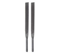 sourcing map 2pcs Pneumatic Flat Files Set 5mm x 77mm Hardened Bearing Steel Coarse Cut Teeth Hand Tools for Metal Wood Sharpening
