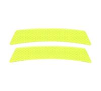 sourcing map 2pcs Protector Reflective Stickers for Trim Side Anti-Scratch Car Stickers Non-Marking Auto Protective Film Universal Vehicle Decoration Accessory for All Auto, Bright Yellow