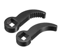 sourcing map 2PCS Pry Bar Wrench Adapter, 1/2" D Square Anti-Slip and Thickened Carbon Steel Half Shaft Removal Tool Crowbar Wrench Adaptor Head Ratchet Tool for Tight Spaces Car Repair