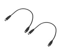 sourcing map 2Pcs PS/2 Mouse and Keyboard Extension Cable 6 Pin 0.98 Feet Male to Female for PC, Black