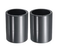 sourcing map 2pcs PVC Pipe Coupling Adapter 1-1/2" Straight Socket Coupling Pipe Fittings Furniture Build Grade Connectors for Sewer Plumbing Drain Pipe Water Supplies Build Garden