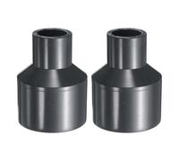 sourcing map 2pcs PVC Reducing Coupling 1-1/4 x 1/2 Increaser/Reducer Coupling Pipe Fittings Adapter DWV Duct Reducer for Sewer Plumbing Drain Pipe Water Supplies Build Garden