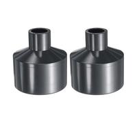 sourcing map 2pcs PVC Reducing Coupling 2 x 1/2" Increaser/Reducer Coupling Pipe Fittings Adapter DWV Duct Reducer for Sewer Plumbing Drain Pipe Water Supplies Build Garden
