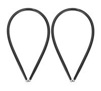sourcing map 2pcs PVC Spring Tube Bender 15.7mm OD 1000mm Long Conduit Pipe Bender Bending Spring for Pipe Bending Devices in Home Hydropower, Black