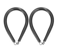 sourcing map 2pcs PVC Spring Tube Bender 15.7mm OD 380mm Long Conduit Pipe Bender Bending Spring for Pipe Bending Devices in Home Hydropower, Black