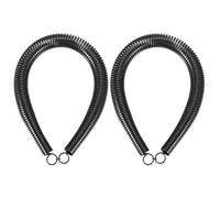 sourcing map 2pcs PVC Spring Tube Bender 22.2mm OD 450mm Long Conduit Pipe Bender Bending Spring for Pipe Bending Devices in Home Hydropower, Black