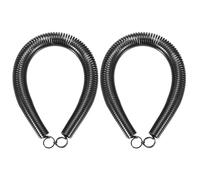 sourcing map 2pcs PVC Spring Tube Bender 26.8mm OD 450mm Long Conduit Pipe Bender Bending Spring for Pipe Bending Devices in Home Hydropower, Black