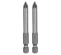 sourcing map 2pcs PZ1 Screwdriver Bit 1/4" Hex Shank 65mm/2.56" Length Magnetic Phillips Slotted Hex Bits S2 Steel Screw Driver Bit Industrial Grade Electric Hexagon Drill Bits