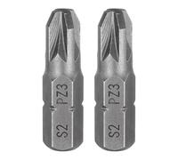 sourcing map 2pcs PZ3 Screwdriver Bit 1/4" Hex Shank 25mm/1" Length Magnetic Phillips Slotted Hex Bits S2 Steel Screw Driver Bit Industrial Grade Electric Hexagon Drill Bits