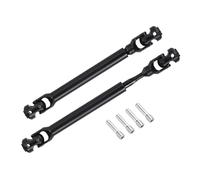 sourcing map 2Pcs RC Drive Shaft CVD Drive Shafts Metal Universal Replacement Upgrade Parts for SCX10 90046,117-164mm