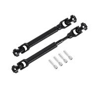 sourcing map 2Pcs RC Drive Shaft CVD Drive Shafts Metal Universal Replacement Upgrade Parts for SCX10 90046,97-137mm