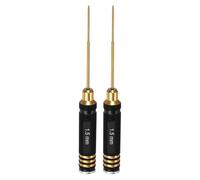 sourcing map 2pcs RC Hex Screwdriver 1.5mm Titanium Hexagon Screwdrivers Wrench Steel RC Hex Driver Repair Tool for RC Models Car Helicopter Boat