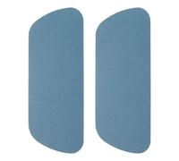 sourcing map 2pcs Refrigerator Drip Catcher 7.8 x 3 Inch Fridge Water Dispenser Drip Try Absorbent Mat Pads for Refrigerator, Water Dispenser, Coffee Machine, Home, Navy Blue(Trapezoid)