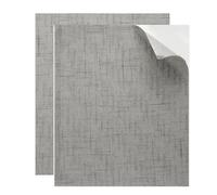 sourcing map 2pcs Repair Patches 20.5x25cm Self Adhesive Linen Repair Patches, Waterproof Repair Patches for Down Jacket, Tent, Sleeping Bag, Car Seats (Grey)