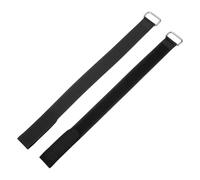sourcing map 2Pcs Reusable Battery Tie Down Straps,0.8x12 Black Nylon Multipurpose Battery Hold Down Adjustable Cinch Strap Hook Loops Fastening Tie for Quadcopters FPV RC Drone Boat Cars