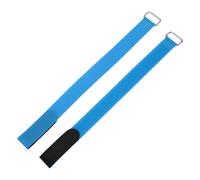 sourcing map 2Pcs Reusable Battery Tie Down Straps,0.8x12" Blue Nylon Multipurpose Battery Hold Down Adjustable Cinch Strap Hook Loops Fastening Tie for Quadcopters FPV RC Drone Boat Cars